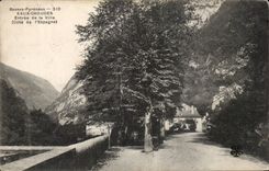 CPA hot EAux Entree of the city Dimensions of Spain