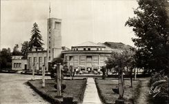 Dirtied CPA of Bearn the casino and the garden