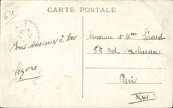 CPA Road of Good Water the bridge of Hourat and the gave of Ossau