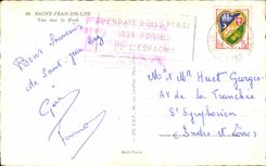 CPM Saint Jean de Luz Vue sur le port