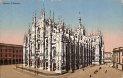 CPA Italy Italia Milano it duomo