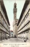 CPA Italien Italien Firenze es Portico degli Uffizi Palazzo Vecchio