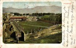CPA Italien Italien Pompeji geviertelt