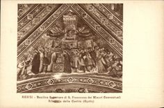 CPA Italien Italien Assisi Basilika superiore di S Francesco dei Minori Conventuali