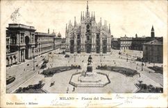 CPA Italy Italia Milano Piazza del Duomo