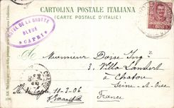 CPA Italien Italien Capri Faraglioni visti strada Krupp