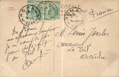 CPA Italy Italia Roma Foro Romano Tempio di Vespasiano