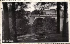 CPA Luxembourg Bridge Adolphe