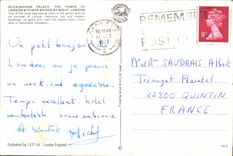 MODERN CARD Great Britain London London The tower off london and tower bridge by night