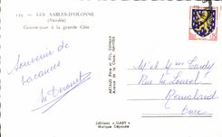 CPSM Sande von olonne gegen Tag zum grossen Mass