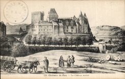 CPA Pau Schloss das alte Schloss