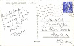 CPSM CAmbo les Bains View