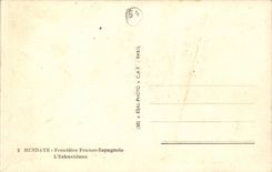 CPSM Hendaye Free Spanish Border Eskualduna