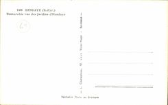 CPSM Hendaye Fontarabie seen of the gardens of Hendaye