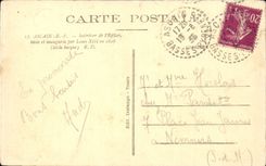 CPA Interior Ascain of the Basque church style