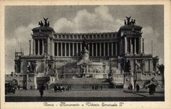 CPA Italien Italien Rom Monumento hat Vittorio Emanuele II