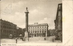 CPA Italien Italien Rom Marktplatz Colonna