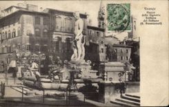 CPA Italien Italien Firenze Marktplatz della Signori