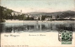 CPA Italien Italien Laggo Maggiore Panorama di Maina