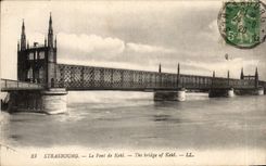 CPA Strasbourg the bridge of Kehl