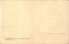 CPA Lourdes Funicular of the peak of Jer Large viaduct