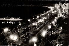 CPSM Nice the walk of English the night