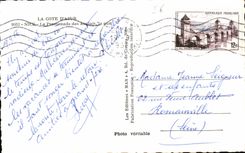 CPSM Nice the walk of English the night