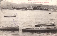 CPA Hendaye Seen from of the landing stage on Fontarabie
