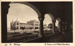 CPA Hendaye the casino seen of the Eskuadina hotel