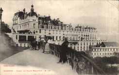 CPA Biarritz Casino et place Bellevue