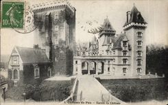 CPA Schloss des Pau-Eingangs des Schlosses