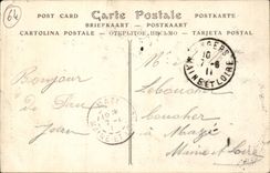 CPA Pau Eingang des Schloss Hauptleitungshofes