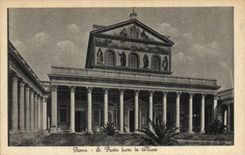 CPA Italien Italien Rom S Paolo fuori die Musa eine