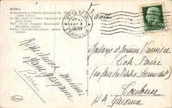 CPA Italien Italien Rom Monumento hat Vittorio Emanuel II Giulo Cesar