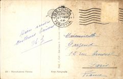 CPA Italien Italien Genua Panorama E Stazione Marittima