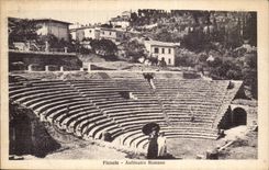 CPA Italien Italien Fiesole Anfiteatro Romano