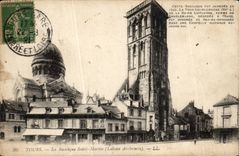 CPA Tours la basilique Saint martin Laloux Architecte