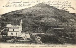 CPA La Turbie Restoring of Righi and the Agel Mount