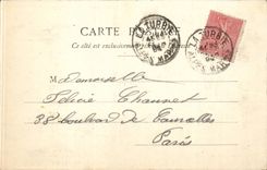 CPA La Turbie Restoring of Righi and the Agel Mount