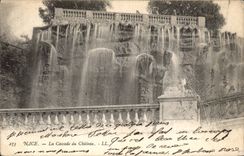 CPA Nice the cascade of the castle