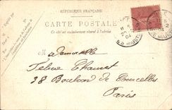 CPA Nice the cascade of the castle