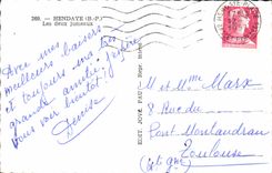 CPSM Hendaye two twins