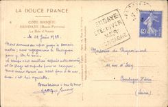 CPA Hendaye the wood of love