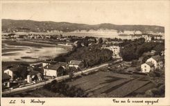 CPA Hendaye Seen on the Spanish slope