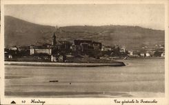 CPA Hendaye View of Fontarabie