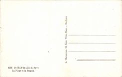 CPSM St Jean de Luz La plage et la Pergola