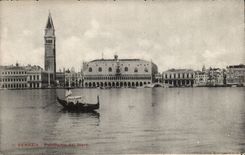 CPA Italy Italia Venezia Panorama LED Pond