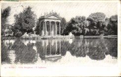 CPA Italien Italien Rom Borghese Landhaus es laghetto