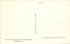 CPA Hendaye free Spanish Border Eskualduna