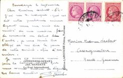 CPA Hendaye the international bridge Customs